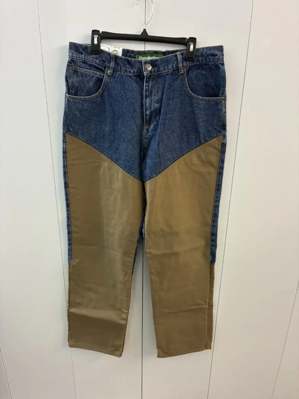 Remington‎ Blue Jeans Rugged Brush Duck Canvas 2 Layer Hunting Pant Men's 34X32